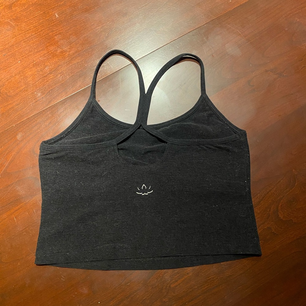 BUNDLE Beyond Yoga Spacedye Slim racer back cropped tank- Black and Taupe SMALL - Picture 3 of 7